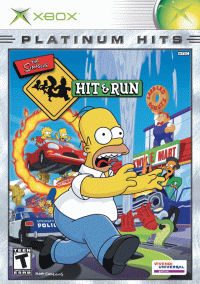 The Simpsons Hit and Run Xbox US box art